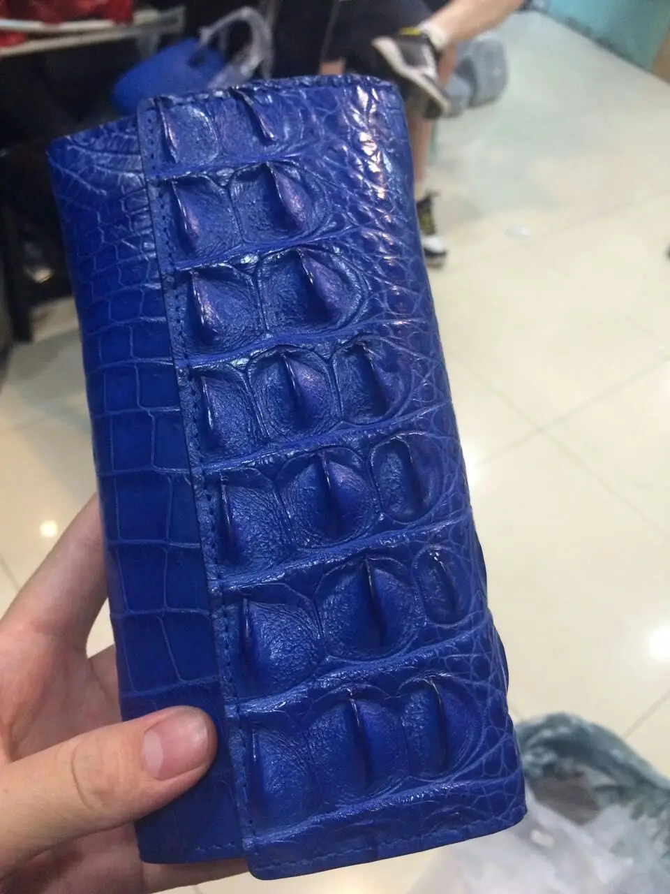 100% genuine crocodile leather wallets and purse alligator skin wallets women clutch alligator skin