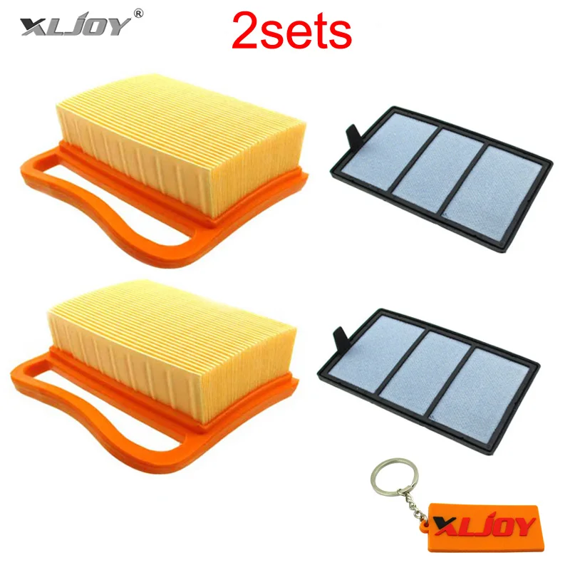 XLJOY Air Filter Set For Stihl TS410 TS420 TS 410 TS 420, TS480i TS500i 4238 141 0300 Concrete Cutoff Cut Off Saw