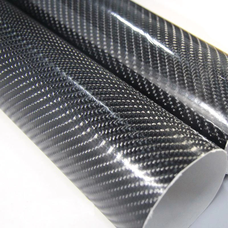 200x1520mm Car 5D Carbon Fiber Vinyl Film Stickers Waterproof Auto Body High Glossy Warp DIY Automobile Decoration Accessories