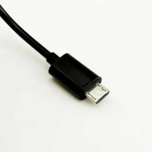 1pc Micro USB B 5 Pin Male To Mini USB B 5 Pin Male Spiral Coiled Adapter Cable 3FT