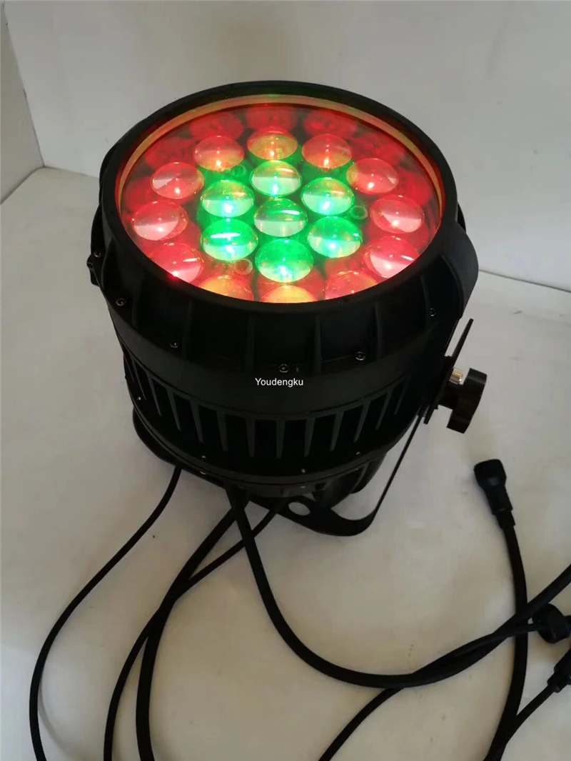 6 pieces IP65 Waterproof zoom led par aluminium 19*10W RGBW led par zoom Dj Lights For Outdoor Concert Stage Lighting