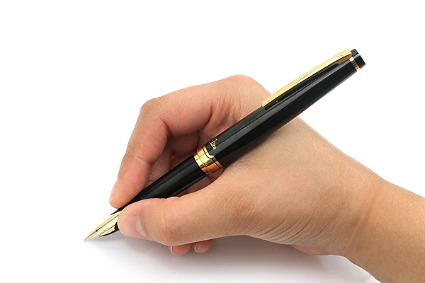 Pilot Elite 95s bolígrafo de oro de 14k punta EF/F/M versión limitada pluma estilográfica de bolsillo champán dorado/negro regalo perfecto