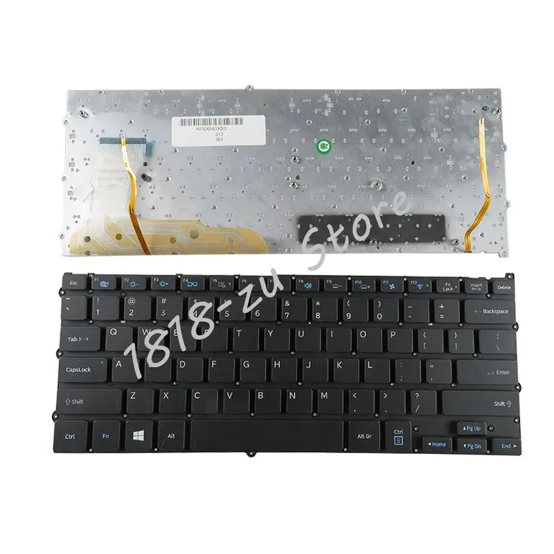 Imagem -01 - Teclado para Computador Samsung Inglês para Samsung Fn940x3 940x3 com Luz de Fundo para Laptop teclado para computador samsung ingles para samsung fn940x3 940x3 com luz de fundo para laptop 01