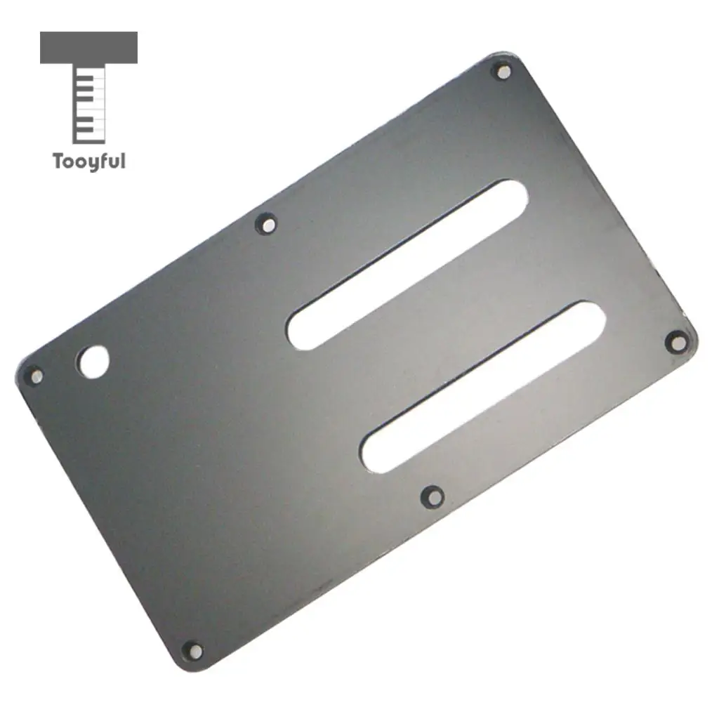 Tooyful 1x Replacement Parts 2 Slot Style Back Plate Backplate Trem Cover for Electric Guitar