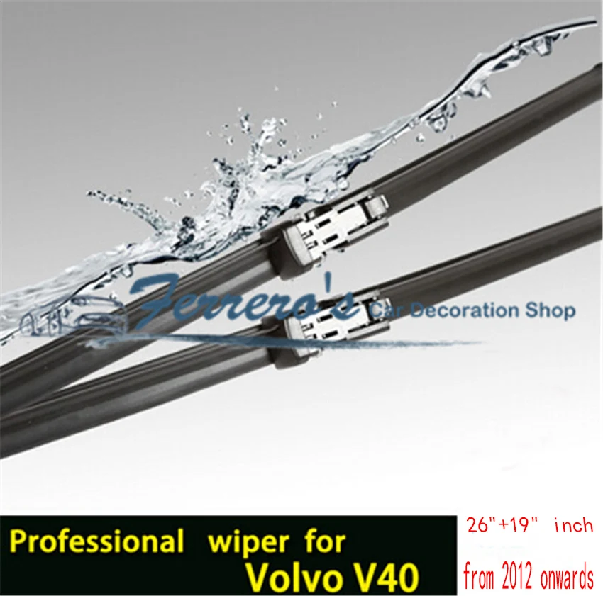 2pcs/Lot Wiper Blades For 2012-2016 Volvo V40 26