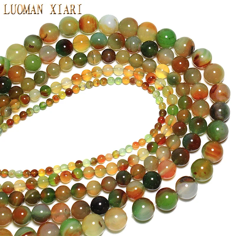 Wholesale AAA+ Mix Color Peacock Agat Natural Stone Beads For Jewelry Making DIY Bracelet Necklace 6/8/10/12 mm Strand 15\'\'