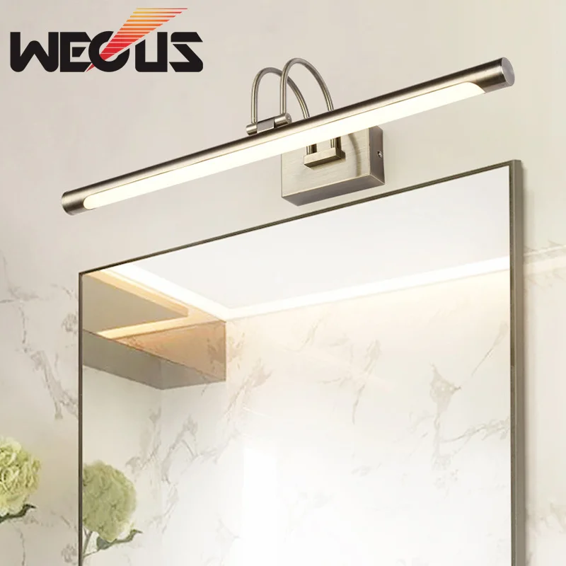 Vintage Brushed Bronze Vanity Light Europe Led Bathroom Lamp Fittings Washroom Tolite Hotel Malon Lighting Over Mirror Cabinet