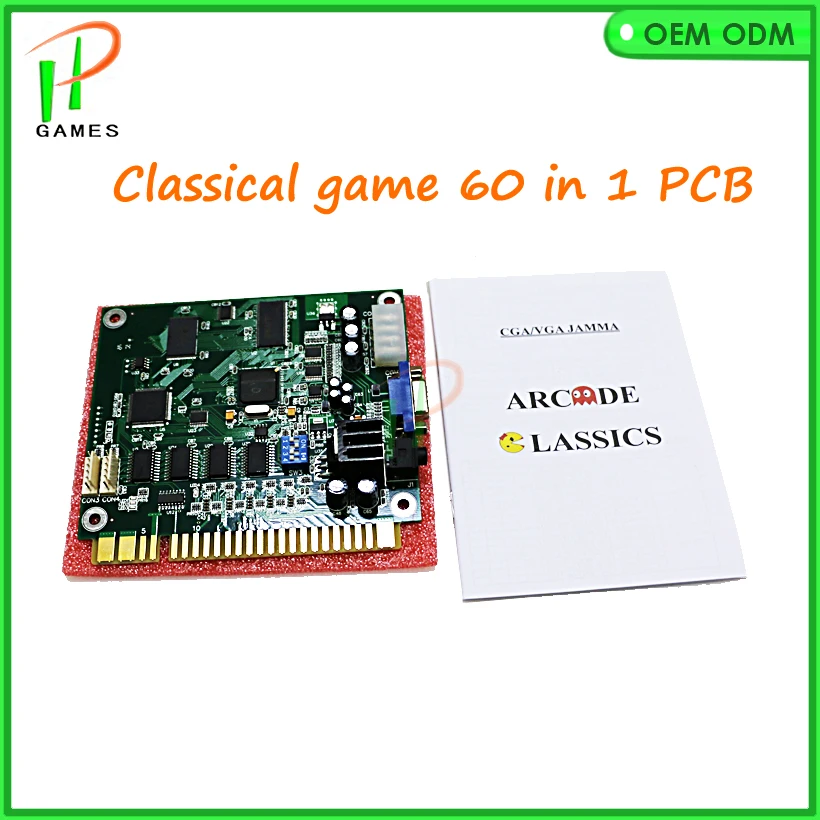 60 in 1 Classical Arcade Game PCB Jamma Multi Game Pcb For Arcade Game Machine parts