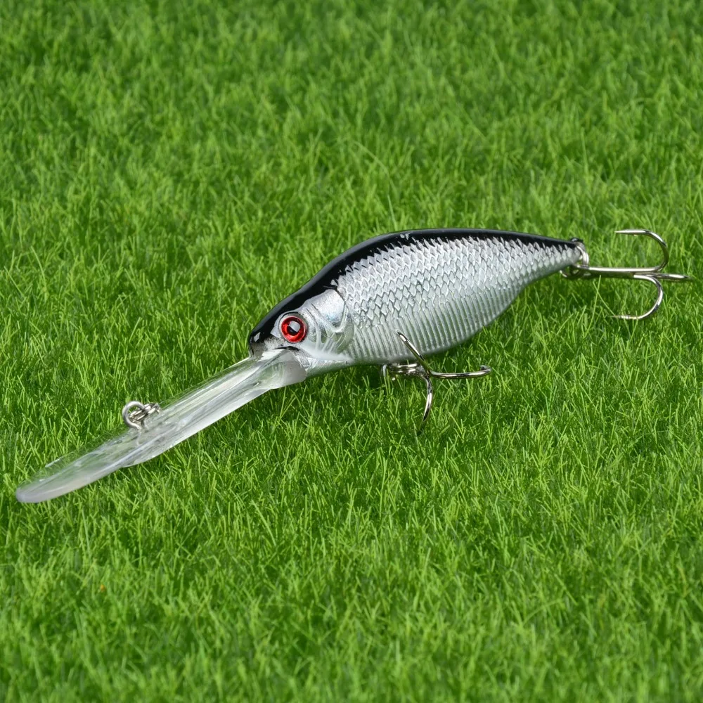 1 sztuk plastikowe Minnow przynęty 11.5cm/9.6g twarde woblery głębokie nurkowanie Crankbaits isca sztuczne wobbler pesca