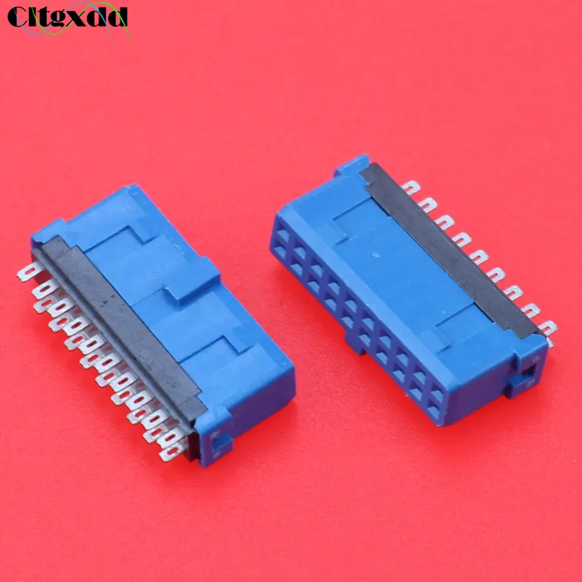 Cltgxdd 1 Piece USB 3.0 19P 20P 19 Pin 20 Pin Mainboard Motherboard Plug Connector Female Socket for DIY USB3.0 Cable