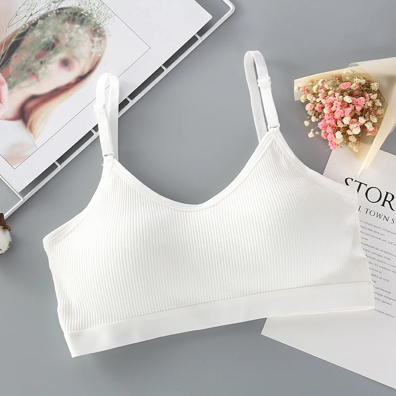 Sujetadores sin costuras para mujer, Top de tubo acolchado, ropa interior Nowire, lencería Sexy de Color sólido para mujer, Top corto Bandeau, ropa