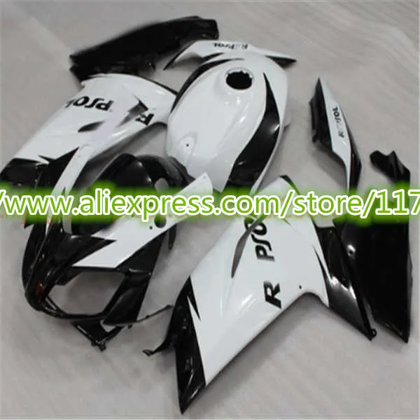 Motorcycle Fairing For Aprilia  RS125 2006 2007 2008 2009 2010 2011 Fairing ABS Plastic Bodywork White Black Body Frames -Hey