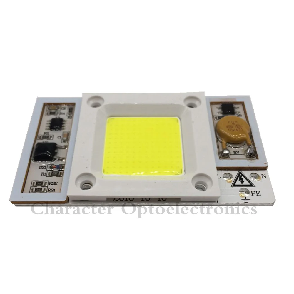 5pcs 50W 170-265V High Power Led Chip Built-in Driver White 6000k / Warm 3500k/4500K /10000K /20000K /30000K Spectrum