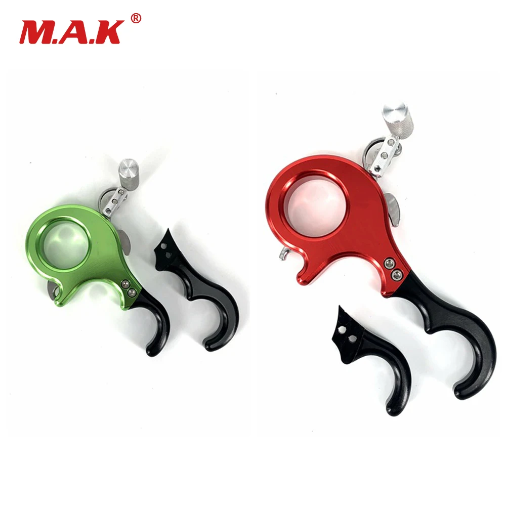 

3/4 Finger Change Release Aluminum Finger Caliper Release Aids for Compound Bow Archery Hunting