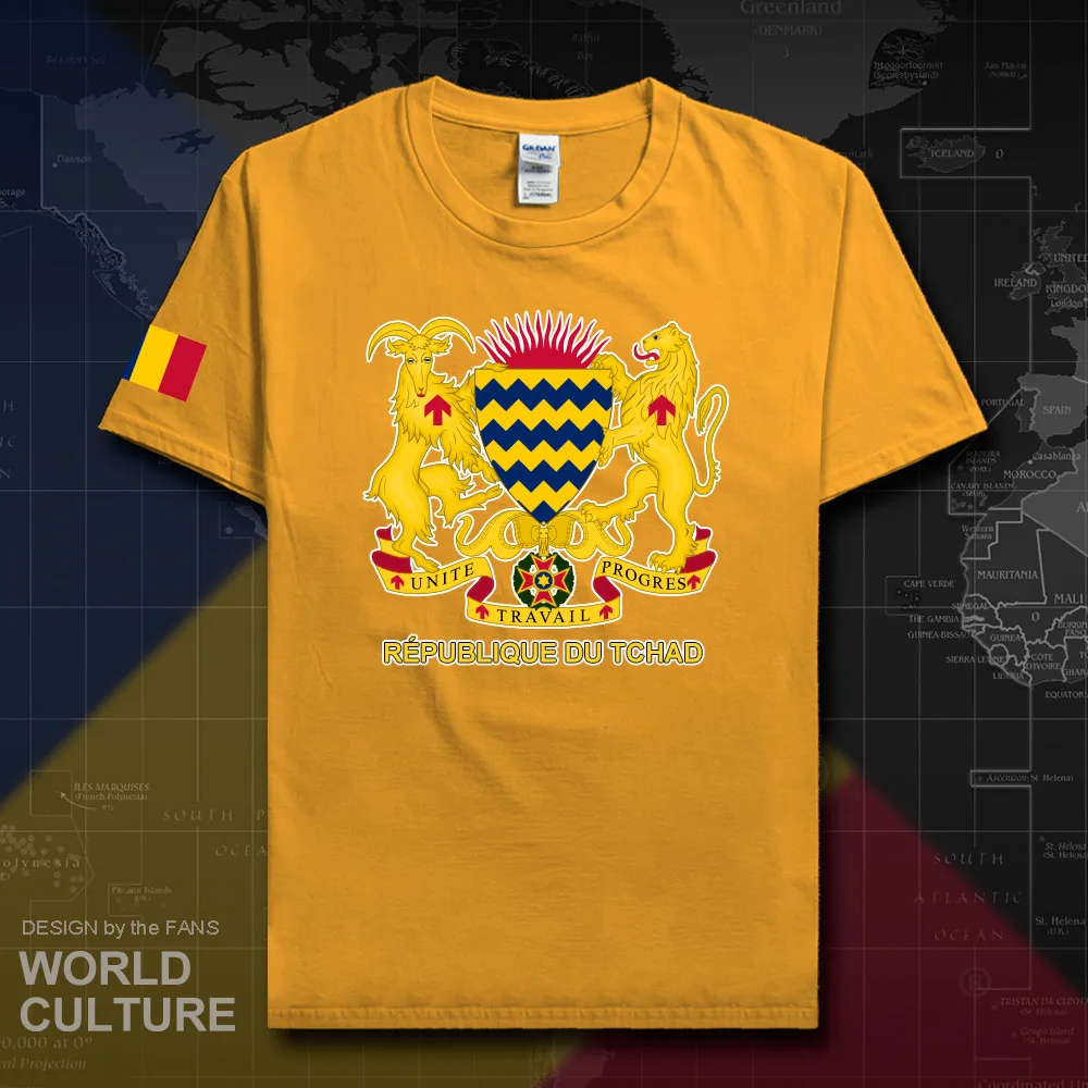 Chad men t shirt fashion 2018 jersey nation team 100% cotton t-shirt clothing tees country sporting fitness TCD Chadian TChad 20