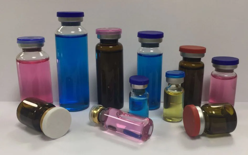 4ml 5ml 6ml 8ml 10ml 12ml 15ml 20ml 30ml Amber clear Injection Glass Vial &Flip Off Cap small glass medicine bottles