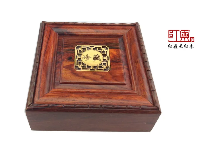 

Redwood crafts Rosewood square bamboo bracelet jewelry box jewelry box special sales