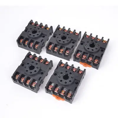 5pcs 8 Pin Power Timer Relay Socket Base Holder PF083A for JTX-2C DH48S