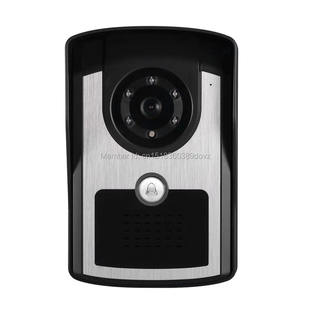 Intercom Accessories Night Vision Doorbell Phone Outdoor Camera Unit Metal Panel 700 Line HD 4-core Calbe