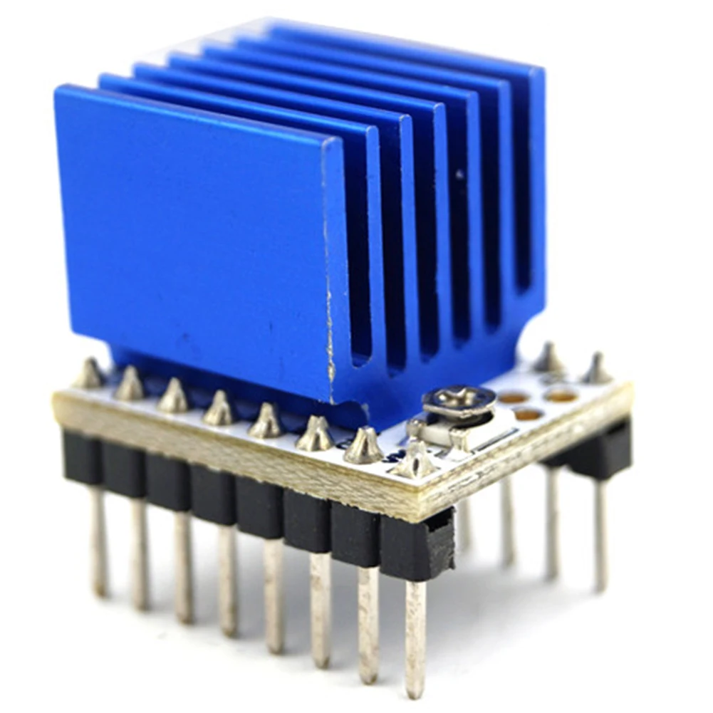 10pcs 3D Printer Parts Blue Aluminum Stepper Driver Heatsink For TMC2100 LV8729 TMC2208 TMC2130