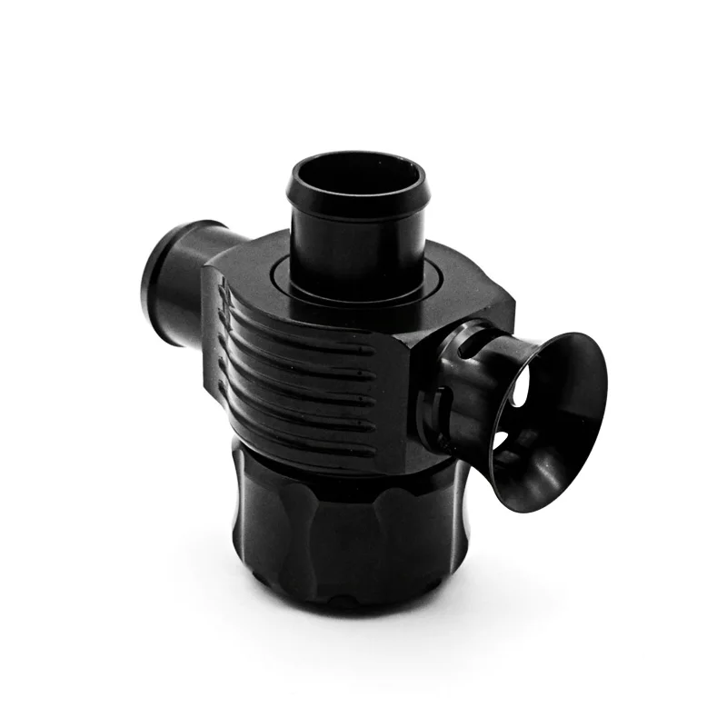 Universal Dual Port Blow Off Valve 25mm Black Diverter Valve Dump Valve BOV Blow dump Blow off adaptor