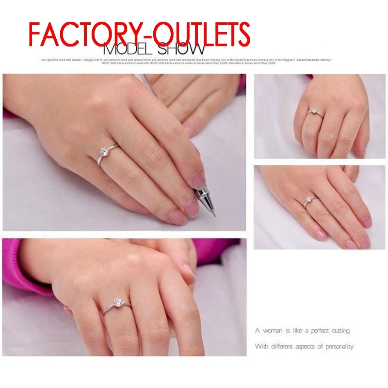 New Fashion Jewelry 925 Silver Needle Romantic Bridal Set Cubic Zirconia Prong Setting Women Girls Engagement Anniversary