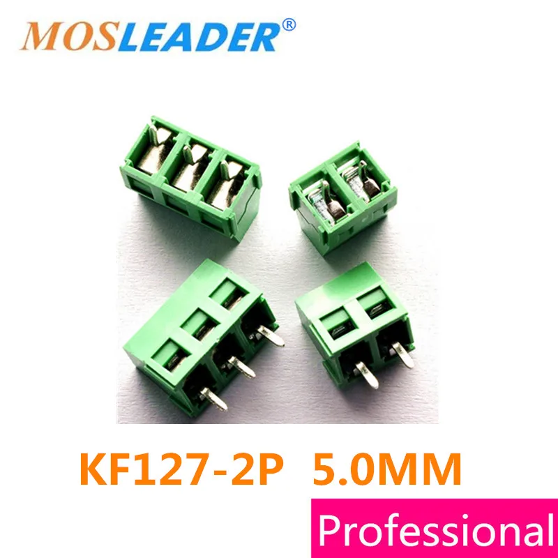 

Mosleader Terminals KF127-2P 1000PCS Iron KF127-5.0-2P 300V 10A Screw 3Pin 5.0 Straight Pin PCB Screw Terminal Block Connector