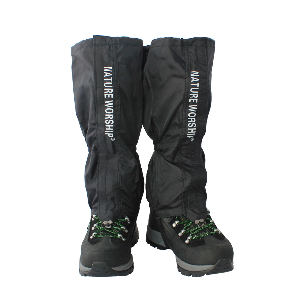 Nature Worship Outdoor 1 Pair Waterproof Windproof Snow Legging Gaiters Ski Gaiter Hiking Walking Climbing Hunting