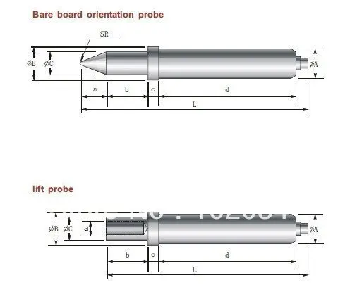 FREE SHIPPING 100PCS/LOT GP11S 35.50MM Bare board orientation Probe