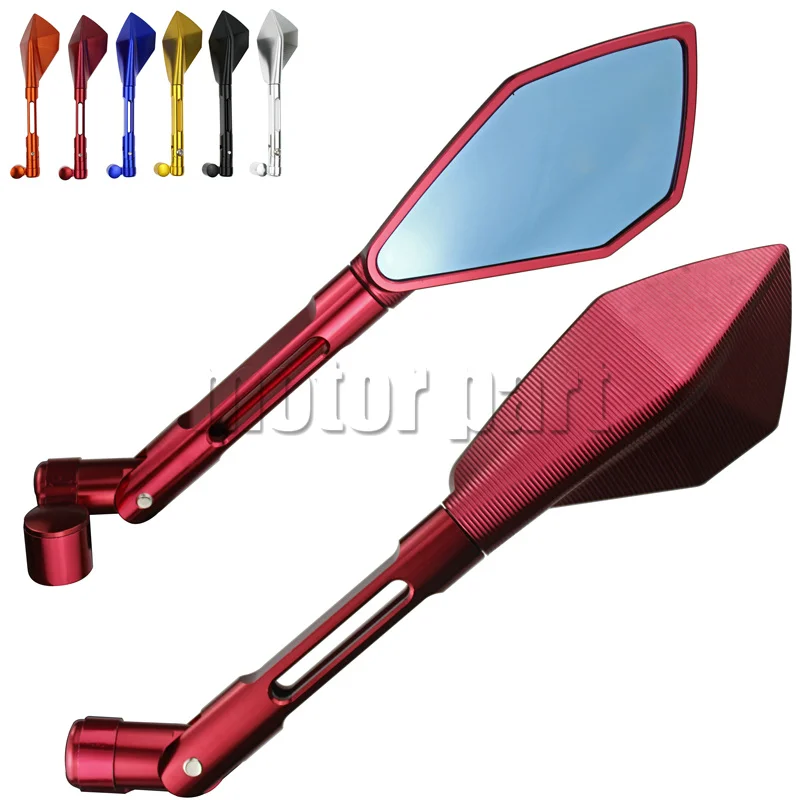 CNC Aluminum Side Mirrors Motorcycle Rearview Mirror For Ducati Monster S2R S4R Hypermotard SP Diavel Carbon/AMG/Strada/Cromo