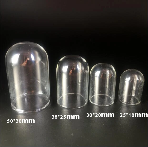 10pieces hollow Cylinder glass tube locket pendant glass bottle vial cover dome pendant handmade jewelry findings different size