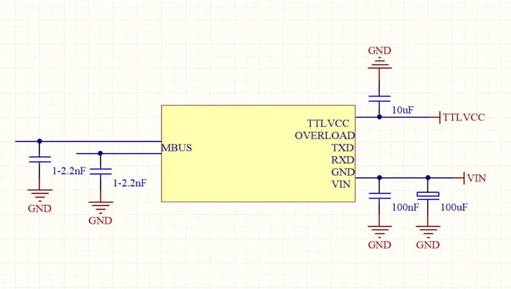 TTL UART serial port to MBUS Master Slave Converter communication ModuleFOR MBUS Smart control / water meter