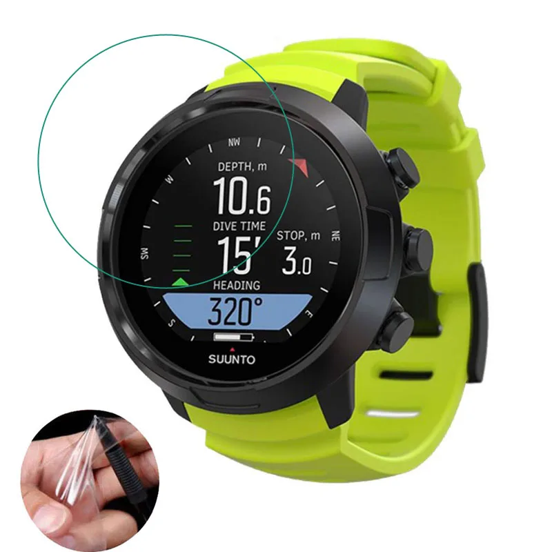 Película protectora transparente de TPU para reloj inteligente Suunto D5, cubierta protectora de pantalla, no de vidrio, 2 piezas
