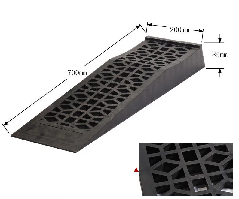 2pcs 1pair 5Ton Car support ramp, change oil maintenance ramp, tire repairing tool