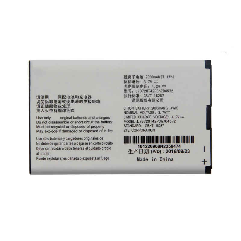 Original Li3720T42P3h704572 Phone battery For ZTE MF90M MF91 MF90 4G WIFI Router