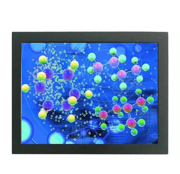 

10.4 inch 4:3 open frame touch monitor for machine, 4-Wire Resistive usb touch screen monitor.VGA input monitor