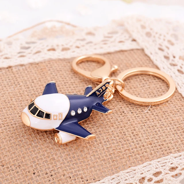 Aeroplane fashion keychain