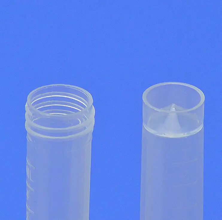 1000pcs/lot Experiment Supplies Polypropylene 5ml Freezing Tube with silica gel gasket