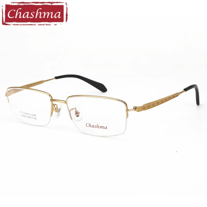 

Prescription Glasses Big Size Optical Glasses Frame Men Titanium Semi Rim Gafas Titanium Eye Glasses Frames for Men Spectacles