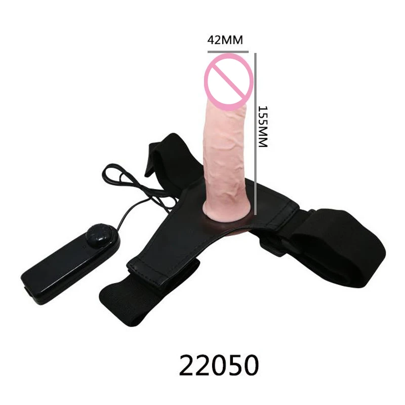 ผลิตภัณฑ์ขนาดใหญ่ที่สมจริงสาย Dildo ซิลิโคน Hollow Dildo Strapon Harness อวัยวะเพศชาย Enlarger Extender เพศของเล่นสำหรับ Man เกย์