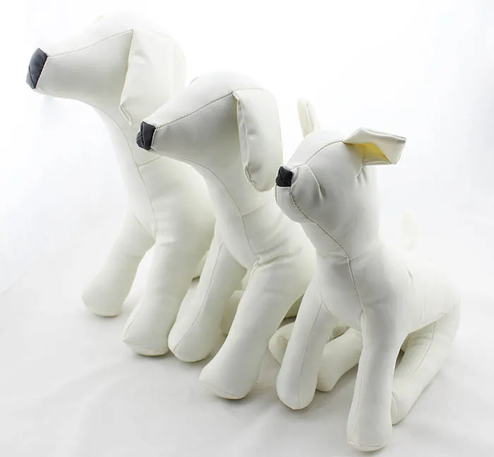 PVC Leather Dog Mannequins, Cute Pet Torsos Models, Clothing Stand, S, M, L, DMLS-001D, New