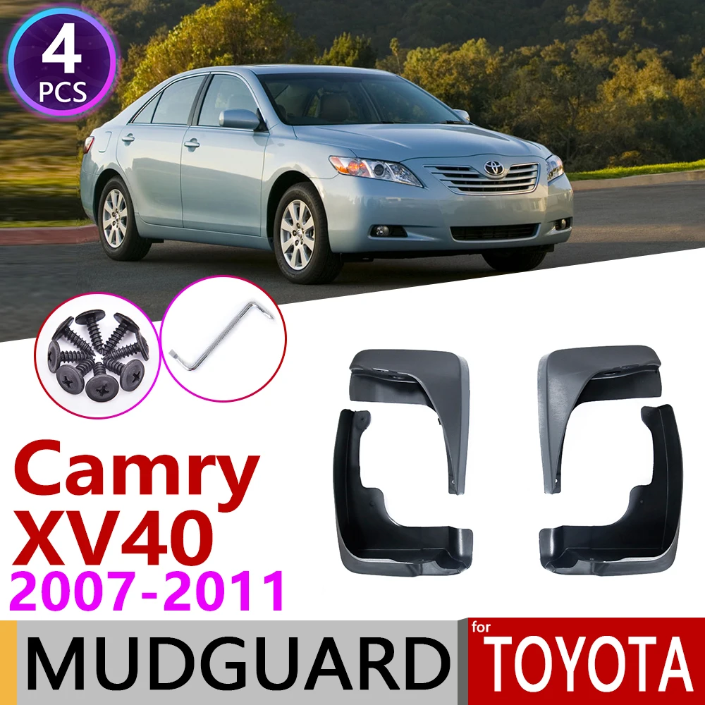 for Toyota Camry XV40 Aurion Altis 2007 2008 2009 2010 2011 Mudflap Fender Mudguards Mud Flaps Guard Splash Flap Car Accessories