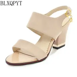 New Concise Sandals Women Big&Small Size 28- 52 Sandals Ladies Summer Wedding Party Dance Shoes High Heels Woman Pumps Y-03