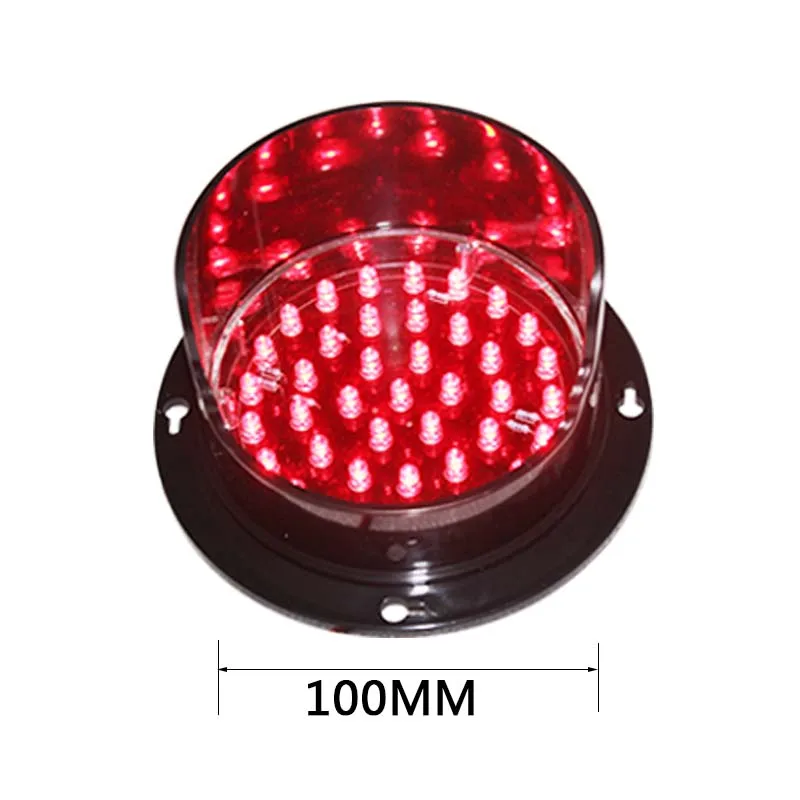 Mini feu de circulation LED, remplacement pour 100mm, étanche, lumière rouge DC 12V