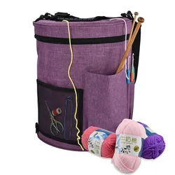 12 Styles Yarn Storage Knitting Bag Large Yarn Knitting Tote Bag For Crochet Hooks and Knitting Needles Yarn Balls
