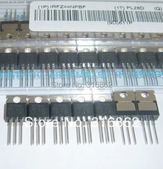 

IRFZ44N FZ44N Z44N 41A/55V TO-220 10 шт./лот Бесплатная доставка комплект электронных компонентов