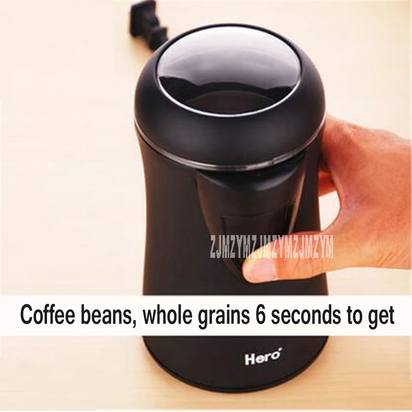 HERO Stainless Steel Blades Grinders Machine Household Small Crusher Stainless Steel Electric Coffee Bean Grinder Coffee Machine