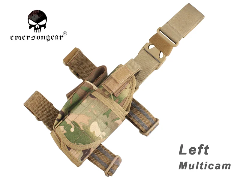 

EmersonGear-Universal Tactical Thigh Holster, Pistol Holder for All Pistol Multicam EM6204