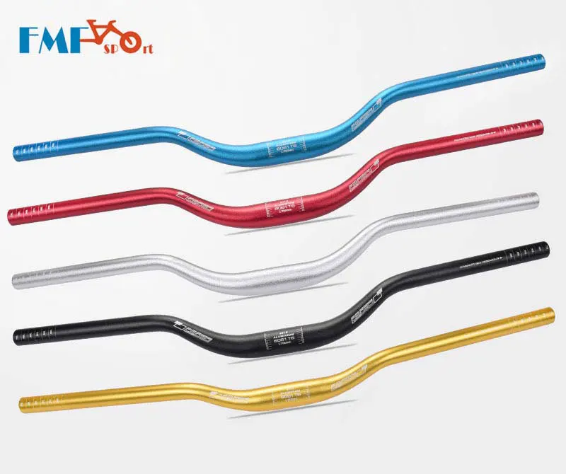 

Bike Aluminum Swallow Handlebar, Bicycle Riser Bar, MTB Mountain Road Bent, High Quality, FMF Alloy, 31.8*700mm