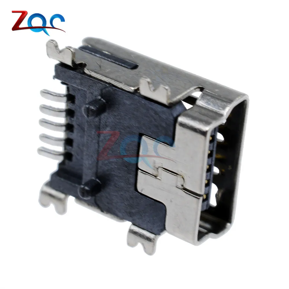 20 PCS Mini USB SMD 5 Pinos Fêmea Mini B Soquete Conector Plug